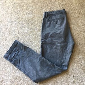Lands' End Gray Chinos